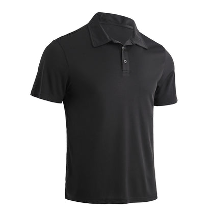 Men’s 5‑Pack Summer Polo Shirts – Solid Color, Breathable, Quick‑Dry