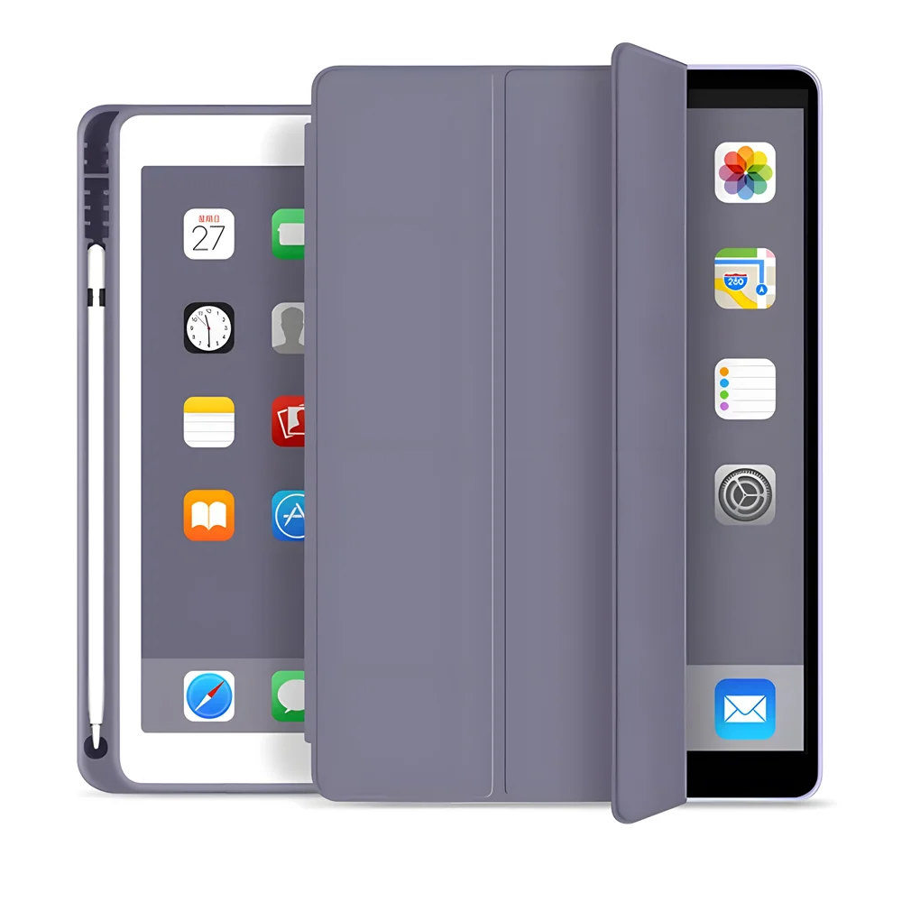 iPad Case with Pencil Holder (Pro/Air/Mini Models)