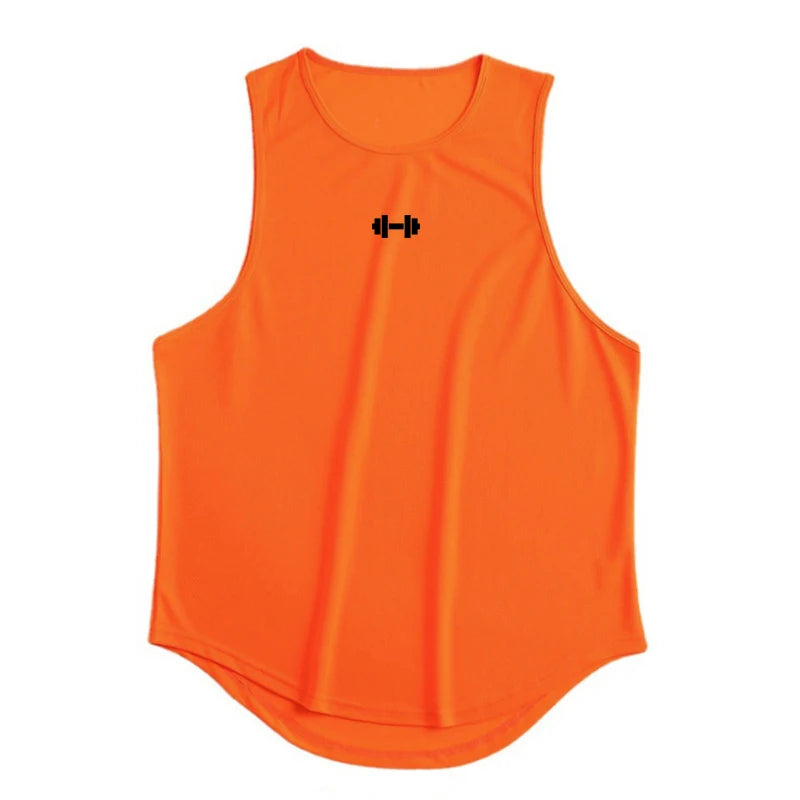 Men’s Quick‑Dry Gym Tank Top – Loose Sleeveless Fitness Shirt for Training, Basketball & Summer Wear