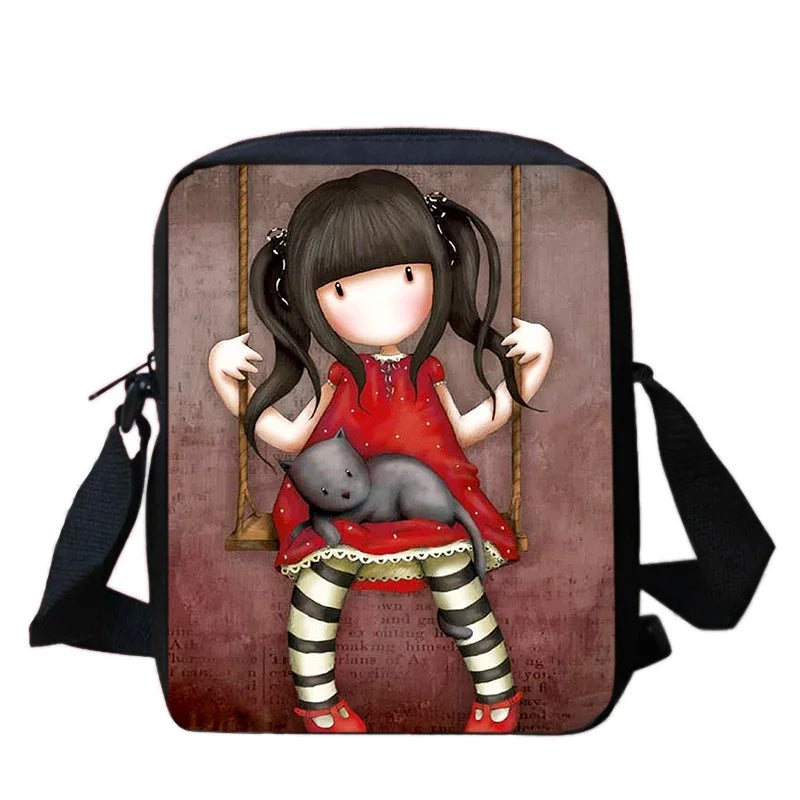 Santoro Gorjuss Insulated Crossbody Tote – Travel & Food Cooler Bag