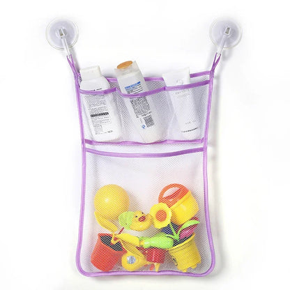 Baby Bathtub Dinosaur Suction Hanging Bag Basket Mesh for Toys Organizer