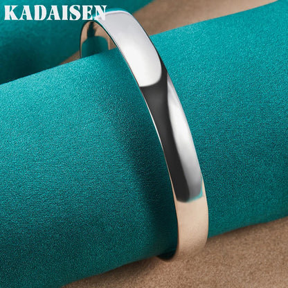 925 Sterling Silver 10mm Smooth Round Bangle – Women’s Wedding & Fashion Jewelry