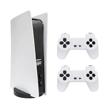 GS5 4K HD 8‑Bit Game Stick (3000 Built‑In Games, Wireless Plug‑and‑Play, Dual Controllers)