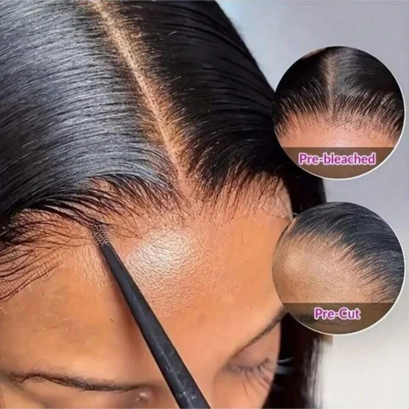 28" Ready‑To‑Go Glueless HD Lace Wig (13×4 / 13×6 · Bone Straight · Brazilian Human Hair)