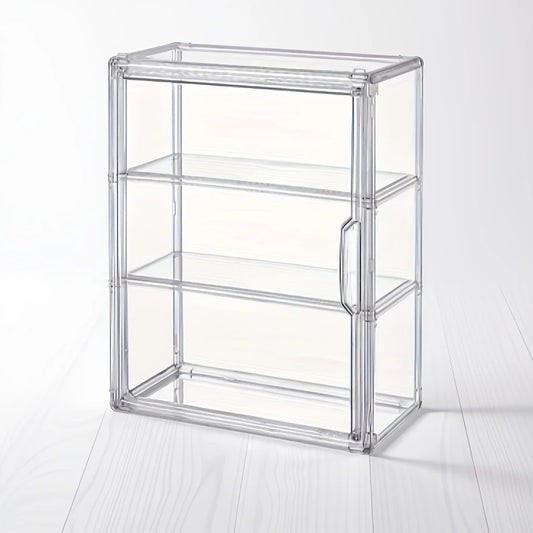 Multi-Purpose Storage Display Cabinet – Action Figures, Blind Boxes, Bags, Cosmetics, and Bathroom Organizer for Neat Display