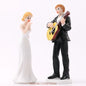 Bride & Groom Funny Wedding Cake Topper Figurine