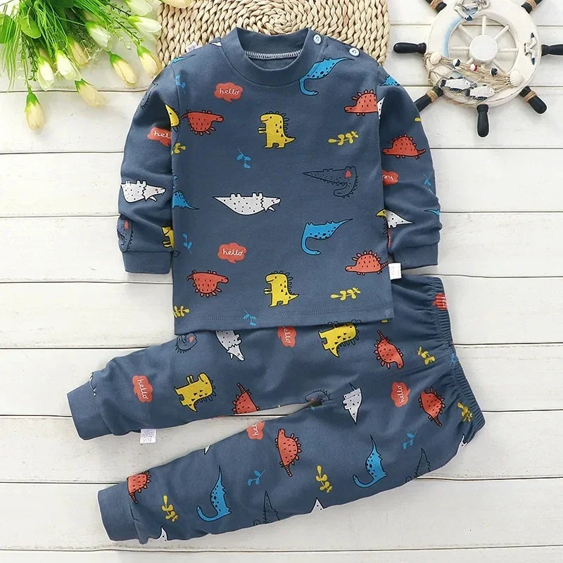 Kids Clothes Children Sets Boys Girls Cotton Autumn winter Clothing