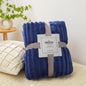 VividTwill 1pc Fluffy Coral Velvet Blanket Air-Conditioned Flannel Plush Comfortable Thickened Warm Soft Throw Blanket Bed Cover