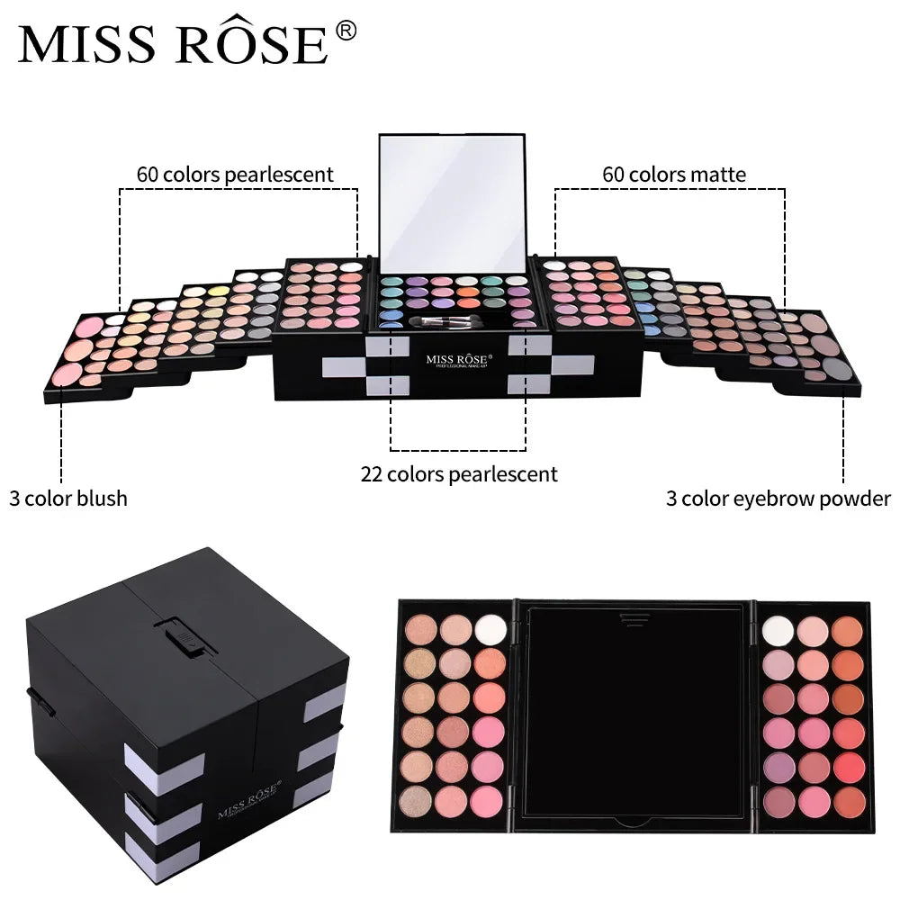 MISS ROSE Full Makeup Kit for Women (All‑in‑One Gift Set)