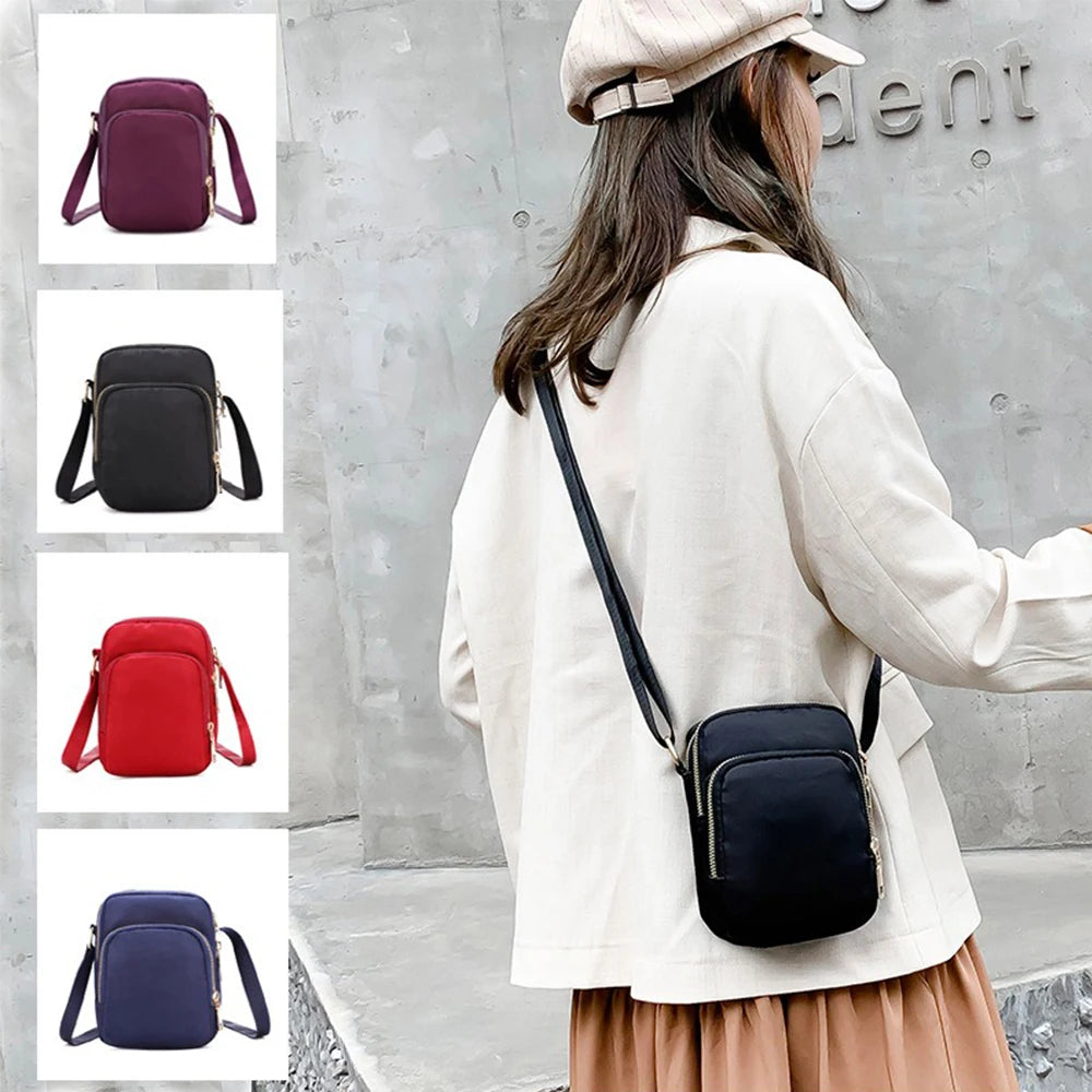 Cat & Dog Faith Quote Crossbody Phone Bag