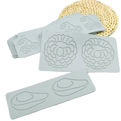 Meibum Fruit and Leaves Design Cake Lace Mat Sugarcraft Silicone Molds Fondant Cake Moulds Dessert Decorating Tools Bakeware