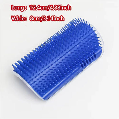 Cat Self Groomer Corner Wall  Brush Comb