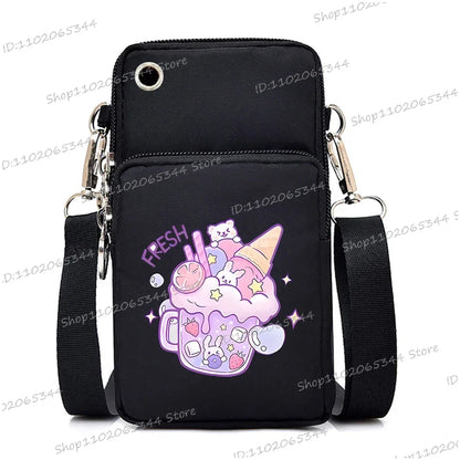 “Just A Girl Who Loves Cats” Mini Phone Crossbody Bag