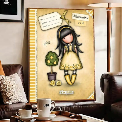 Santoro Gorjuss HD Wall Poster Sticker – Self‑Adhesive Mural Décor