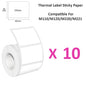 Phomemo M110/M220 40x30mm Thermal Labels - Self-Adhesive Waterproof Gloss Stickers for  Business/Barcode/Packaging/Office Use