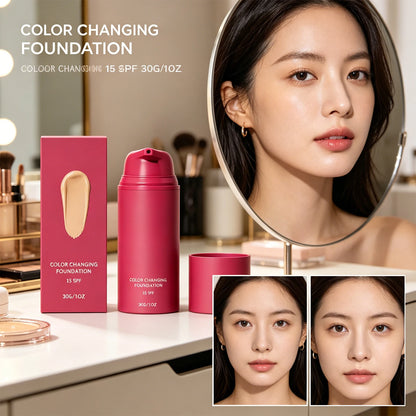 Color‑Changing Foundation – Natural Tone 30g