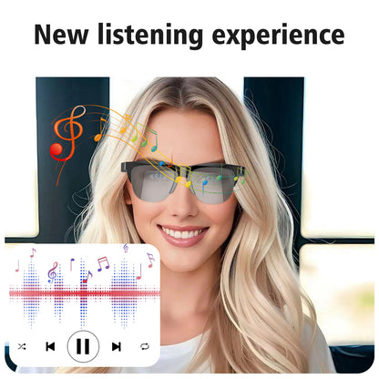 Smart glasses, music playback, voice assistant, wireless calls, unisex, blue light blocking glasses