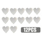 delete  12pcs Heart Shape Reflective Car Stickers Night Warning Mark Reflective Tape Stickers Decoration Decal Car Accessories