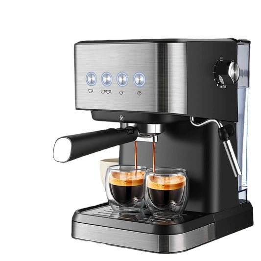 Italian Semi‑Automatic Coffee Machine – High‑Pressure Milk Foam