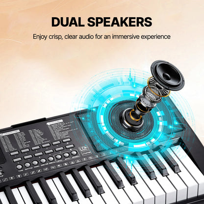 SucceBuy 88‑Key Digital Piano – Semi‑Weighted Full‑Size Portable Electric Keyboard, 1000 Tones for Beginners