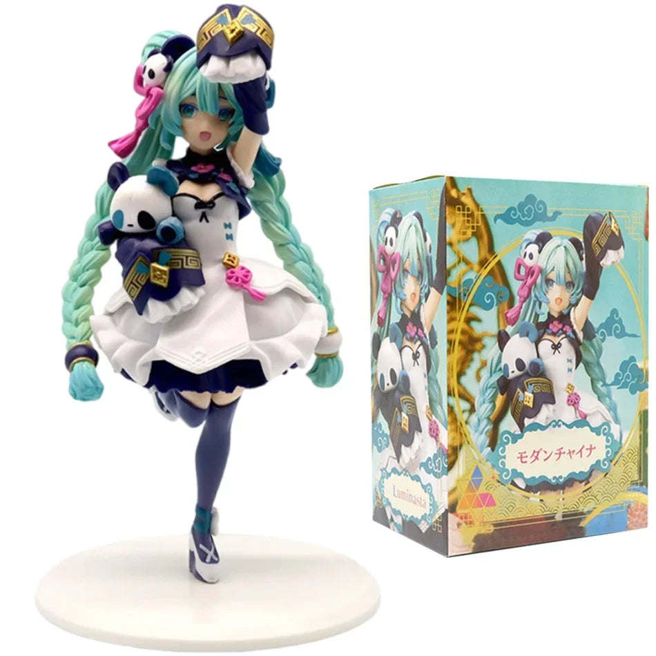 Animation Anime Beautiful Girl Hatsune Miku Handmade Devil Hatsune Miku Cat Ear Hatsune Miku Cute Handmade PVC Model Decorations