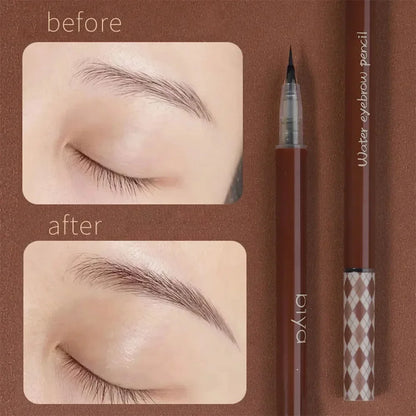 Ultra‑Fine Waterproof Eyebrow Pencil – Long‑Lasting, Smudge‑Proof Liquid Brow & Lying‑Silkworm Eyeliner