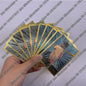Classic 18 Types famous baseball player gold foil small cards for collection Gift and commemoration