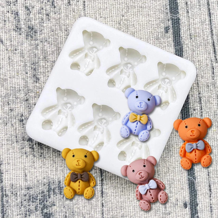 Bear Silicone Cake Baking Mold Sugarcraft Chocolate Cupcake Resin Tools Fondant Decorating Tools