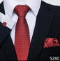 Silk Tie Pocket Squares Necktie Suit Accessories