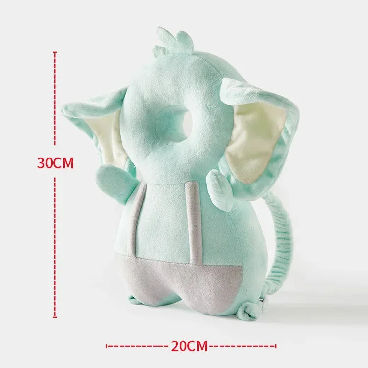 Baby Head Protection Backpack Pillow Toddler Head Safety Pad Cushion Anti-fall Head Protection Pillow Highly Elastic Breathable