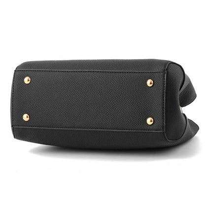 Elegant Messenger Bag – Flower Pendant Shoulder Tote