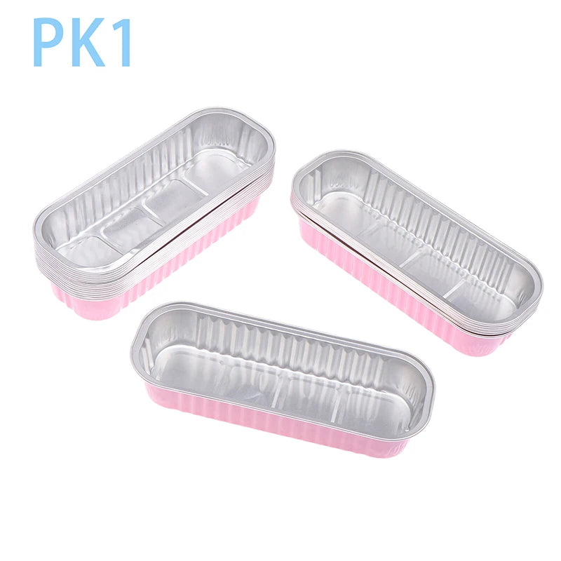 10‑Pack Mini Loaf Pans (With/Without Lids) – 6.8oz Aluminum Foil Bread & Muffin Containers