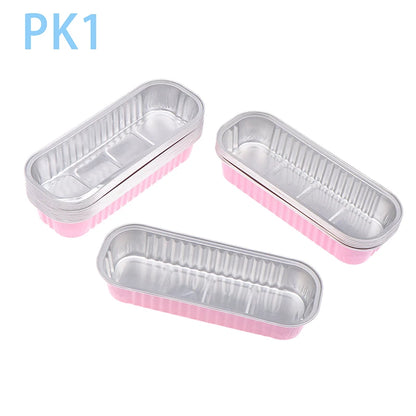 10‑Pack Mini Loaf Pans (With/Without Lids) – 6.8oz Aluminum Foil Bread & Muffin Containers