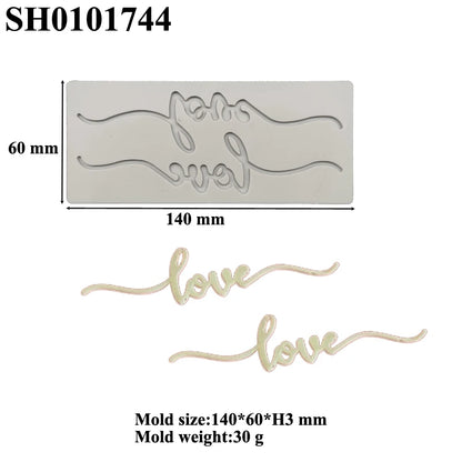 Romantic Heart or Rose Design Silicone Cake Molds Valentine's Day Mousse Cake Mold Kitchen Bakeware Dessert Decorating Tools