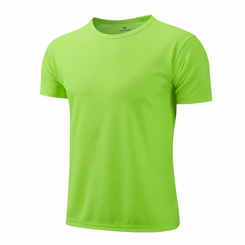 Running Shirts Soccer Shirts Men's Jersey Sportswear Mens Jogging T-Shirts Quick Dry Compression Sport T-Shirt Fitness Gym