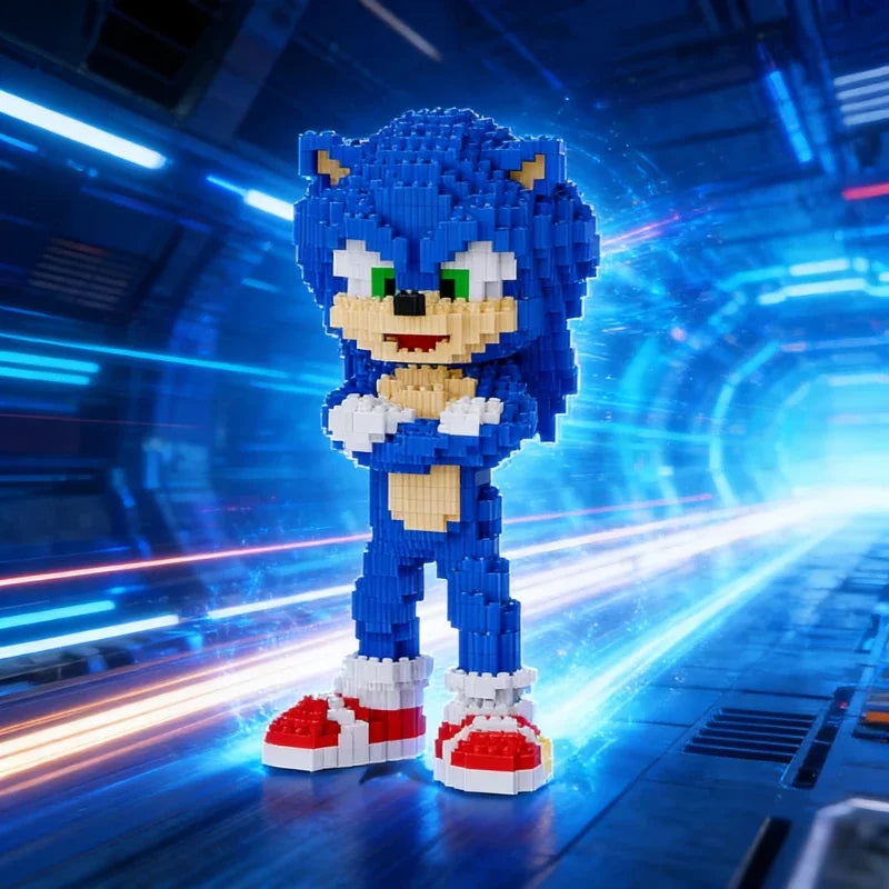 3650‑Piece SONIC Micro Building Block Set – Collector Model