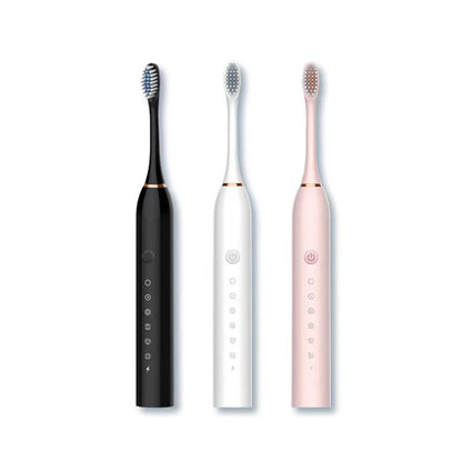 Ultrasonic Electric Toothbrush Set (Smart Sonic, Waterproof, Adult Deep‑Cleaning Modes)