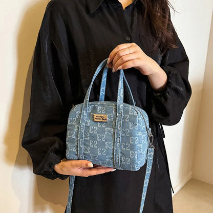 Korean Denim Mini Crossbody Bag – Casual Urban Style