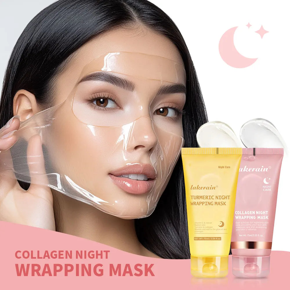 Korean Deep Collagen Peel‑Off Mask – Anti‑Wrinkle Overnight Treatment