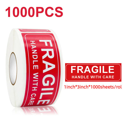 Fragile Stickers Please Handle with Care-Fragile-Thank You Warning Fragile Stickers Permanent Adhesive for Shipping Moving