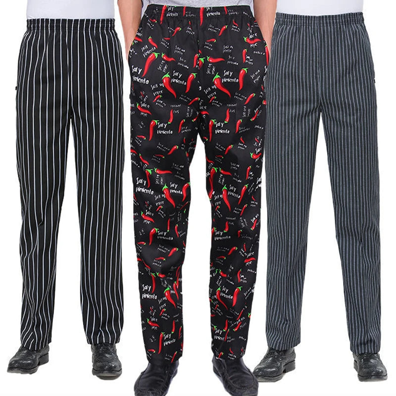 Unisex Chef Pants (Lightweight · Baggy Fit · Food Service Uniform)