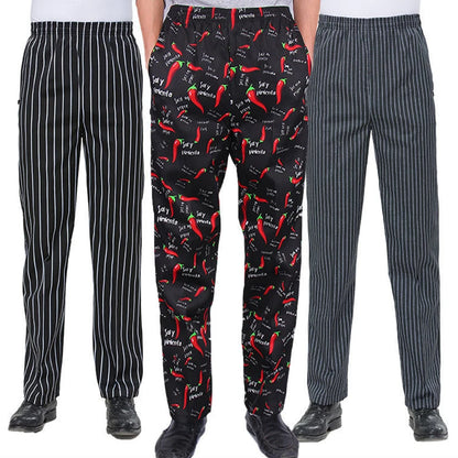 Unisex Chef Pants (Lightweight · Baggy Fit · Food Service Uniform)