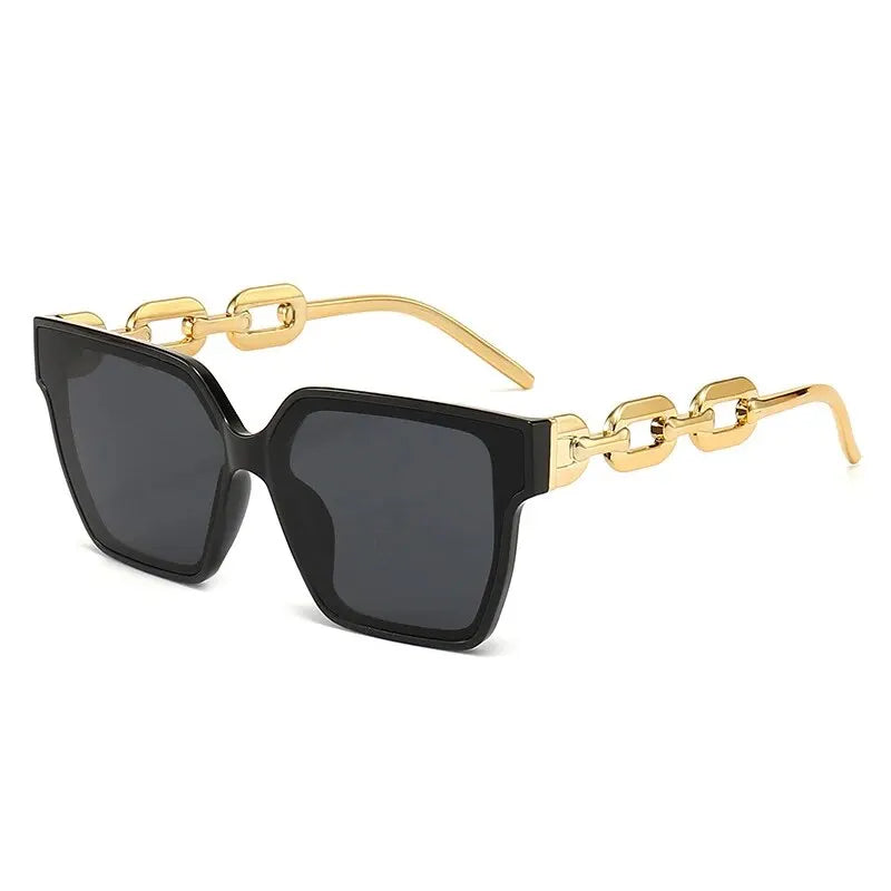 Women Cat Eye Retro Points Rectangle Vintage Sunglasses