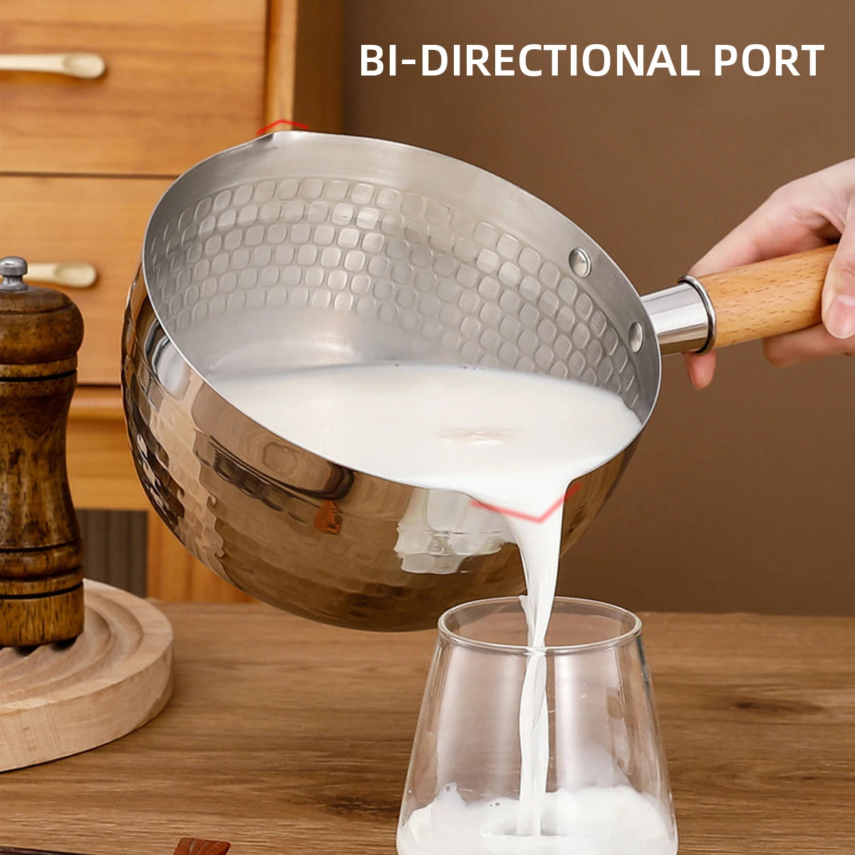 Professional Stainless Steel Saucepan with Lid
