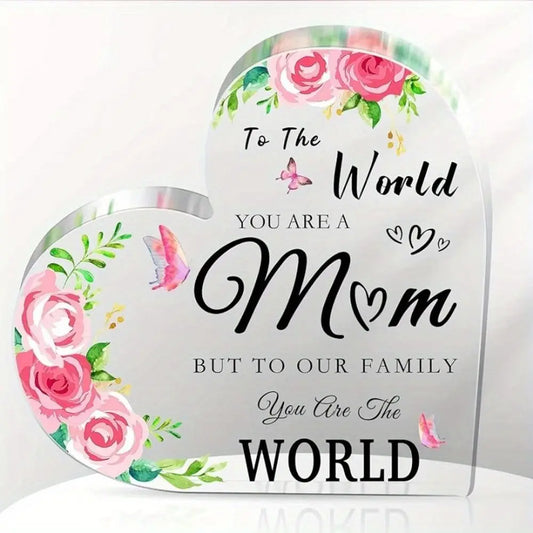 Mom Appreciation Acrylic Ornament – Mother’s Day, Birthday & Anniversary Gift