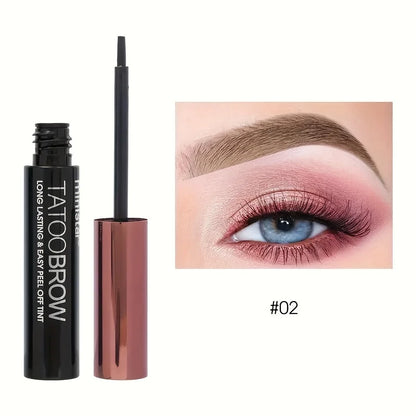 1pc Tattoo Peel Off Eyebrow Gel Tint, Semi Permanent