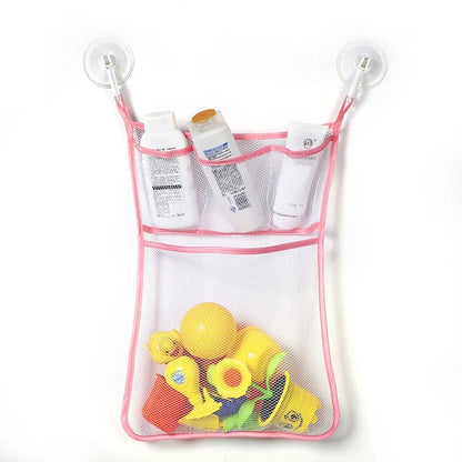 Baby Bathtub Dinosaur Suction Hanging Bag Basket Mesh for Toys Organizer