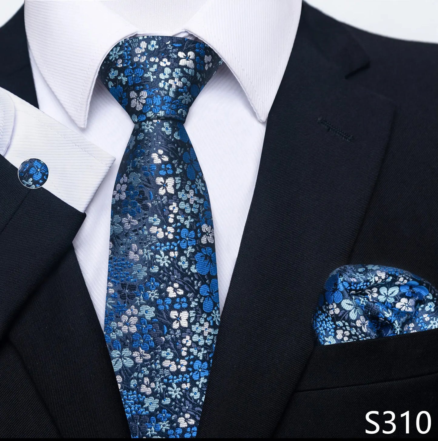 Silk Tie Pocket Squares Necktie Suit Accessories