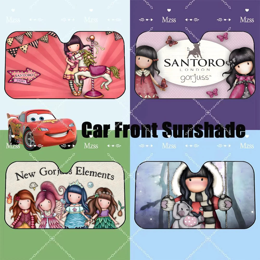 Santoro Gorjuss Car SunShade – 70×130cm Front Window Visor