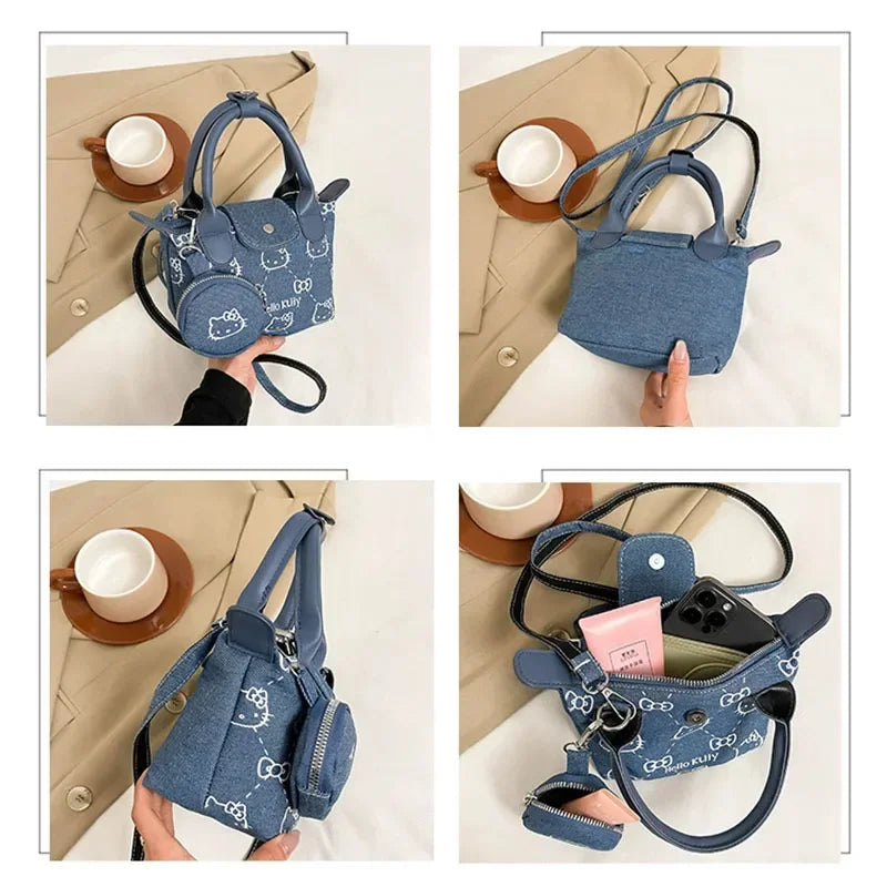 Hello Kitty Mini Dumpling Shoulder Bag   Cute Cartoon Crossbody
